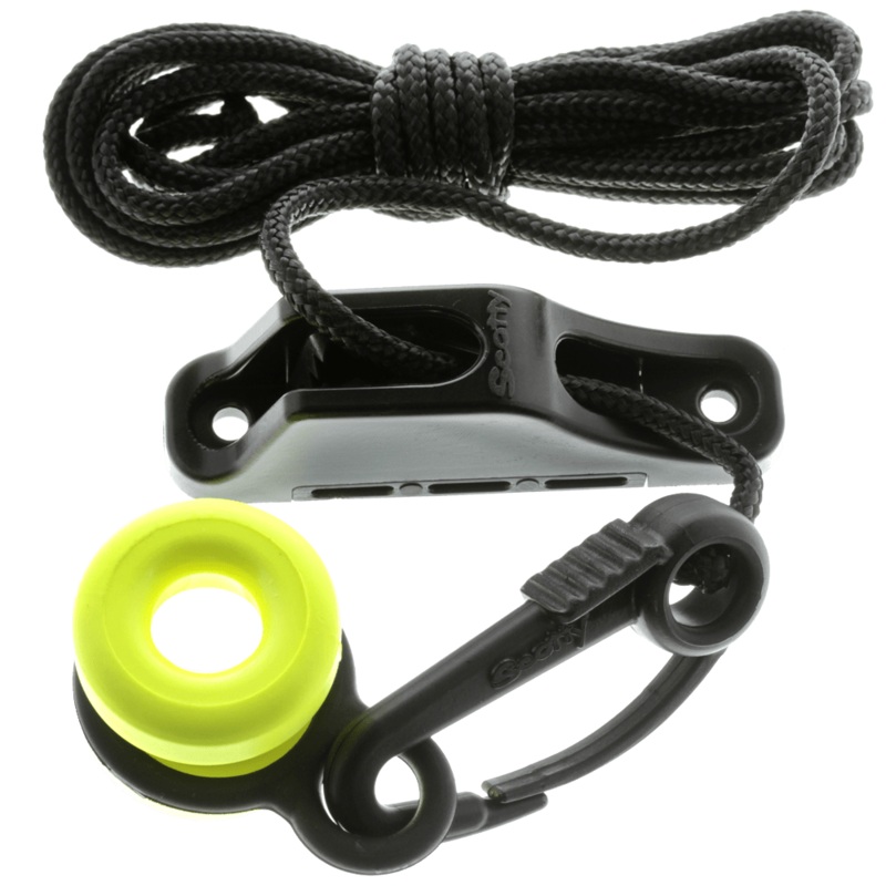 Scotty 3025 Downrigger Weight Retriever, w/ Snap, Fairlead Cleat and 78 of Cord