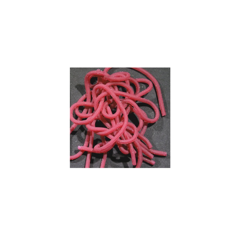 Hareline Squirmmy Wormies||199 Bloodworm Red||150 Hot Pink||198 EarthwormTan||093 Chartreuse||095 San Juan Red||040 Inchworm Green||091 Purple||131 Fl Orange||026 Neon Glo||027 Clear||095 San Juan Blue||001 Black