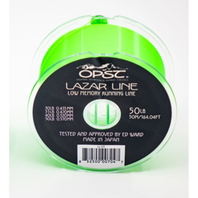 OPST Lazar Line Running Line|30 LB|35 LB|40 LB|50 LB|Green|Pink