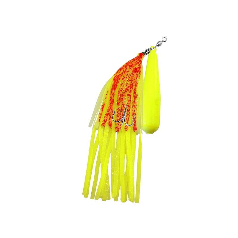 Delta Giant Skirt Jig 15 oz|15 oz|White / Glow|Purple Haze|Green Scale Glow|Blue Scale Glow|Red Scale Glow|Pure Glow|Herring Aid Glow|Orange Glow|Pink Glow|Green Oil Slick