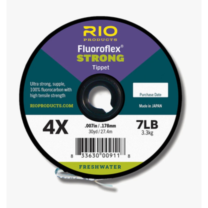 Rio Fluoroflex Strong Tippet|0X|1X|2X|3X|4X|5X|6X|7X|4.5X|5.5X|35 lb|20 lb|25 lb|80 lb|16 lb|30 lb|40 lb|60 lb|50 lb|100 lb