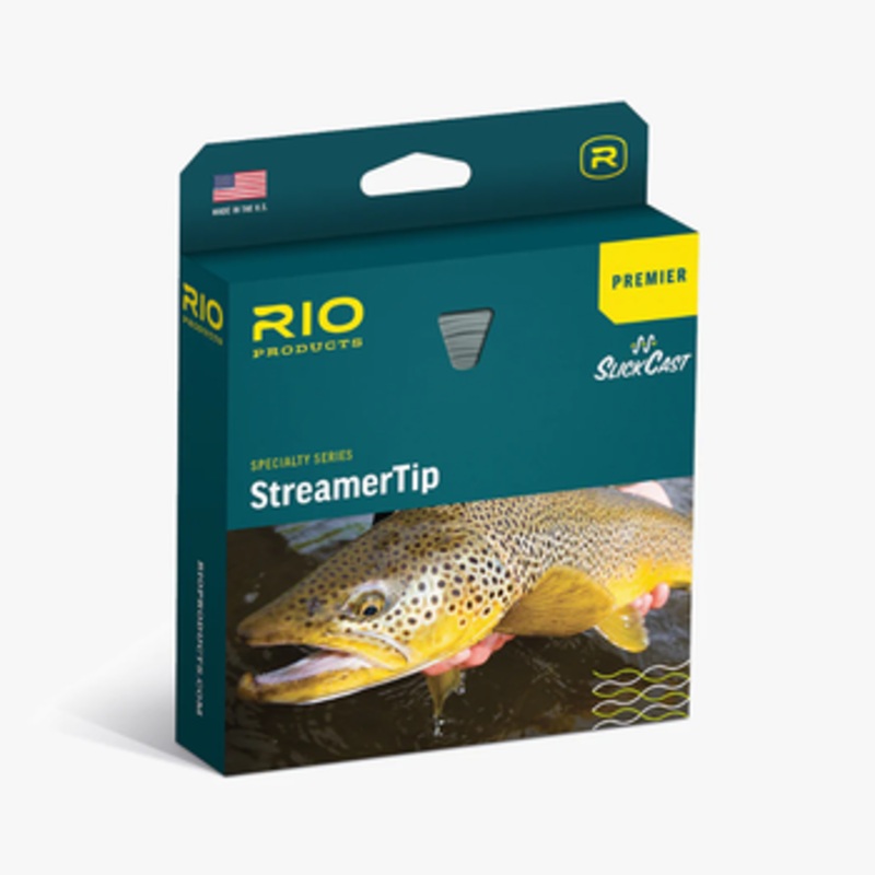 Rio StreamerTip Fly Line|WF5F/S6|WF7F/S6|WF6F/S6|WF8F/S6|Float/Fast Sink|Black/Yellow/Pale Green