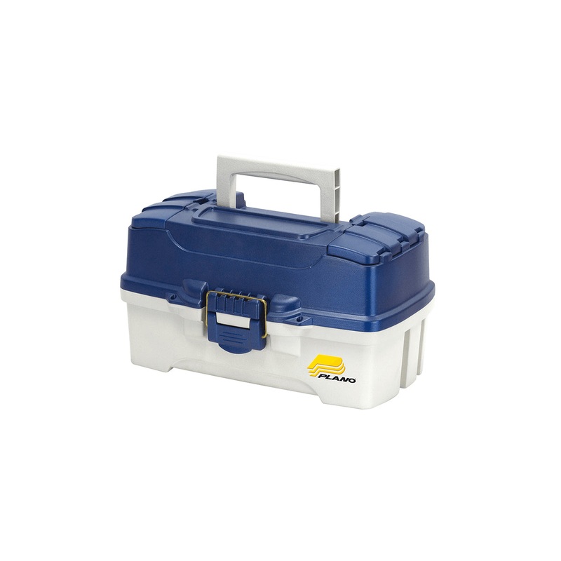 Plano 2-Tray Tackle Box|Met. Blue / Sandstone