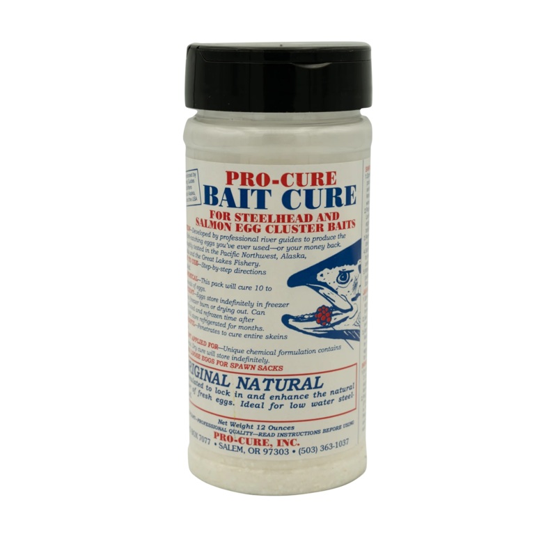 Pro Cure Bait Cure 12 oz|Natural|Redd Hot Double Stuff|Flame Orange Fl|Steelie Pink|Tillamook Blend