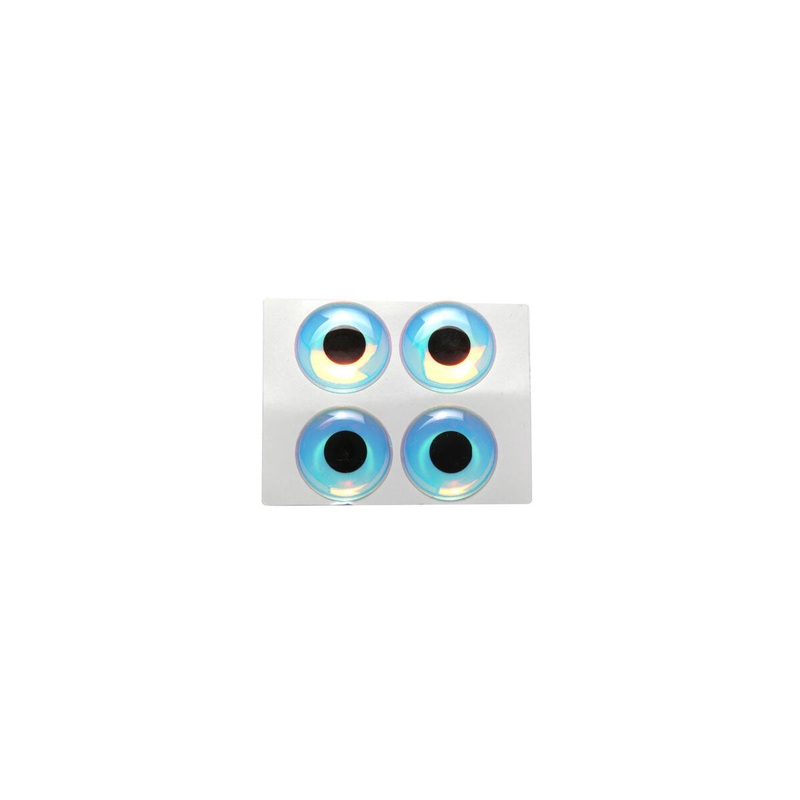 Hareline 3D Holographic Eyes|5/32|7/32|1/8|3/16||367 Super Pearl||383 Yellow||344 Silver||310 Red||153 Gold