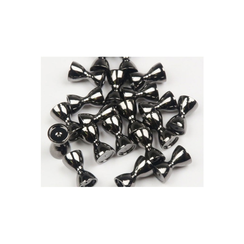 Hareline Sunken Barbell Eyes||11 Black||261 Nickel||153 Gold|L|M|S|XS