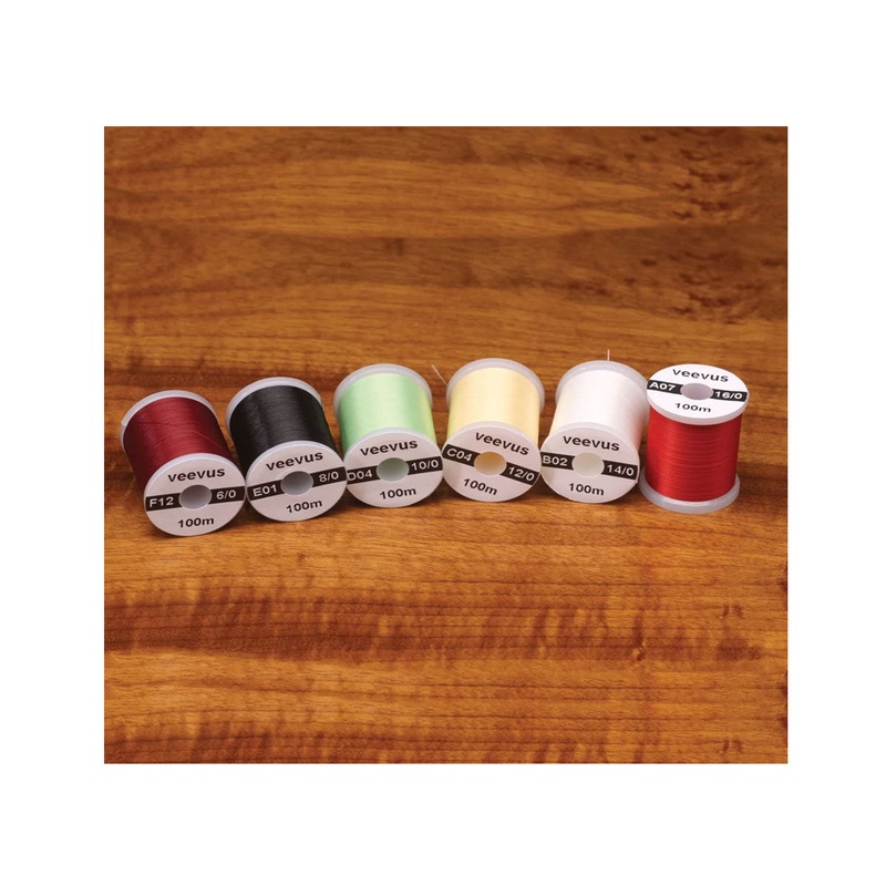 Veevus Thread||106 Dun||263 Olive||132 Fl Green||212 Lt Olive||289 Pink||206 Lt Cahill||143 Fl Yellow Chartreuse||369 Tan||137 Fl Orange||95 Dark Olive||377 White||310 Red||11 Black|12/0|8/0