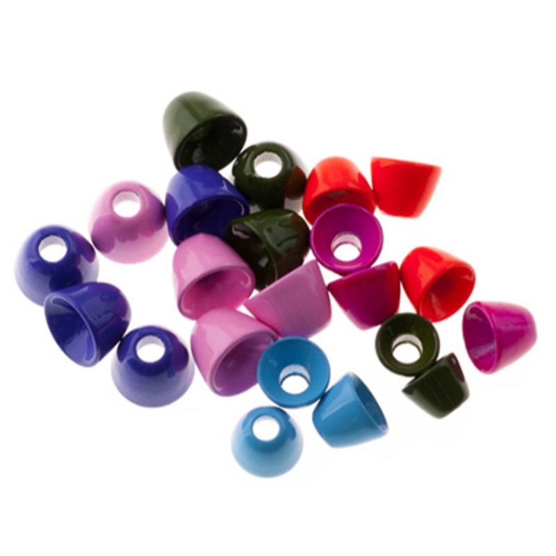 Aqua Flies Tube Cones|Olive|Purple|King Fisher Blue|Metallic Blue|Fl. Salmon Pink|Fl. Chartreuse|Fl. Flame|Fl. Pink|4.8 mm (3/16 inch)|4.8mm (3/16)|5.5 mm (7/32 inch)|5.5mm (7/32)|6.3 mm (1/4 inch)|6.3mm (1/4)