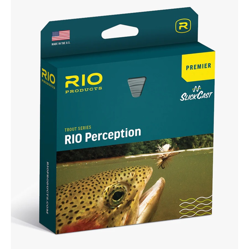 Rio Premier Perception|3wt 134gr|4wt 154gr|5wt 173gr|6wt 197gr|7wt 245gr|8wt 290gr|Green/Camo