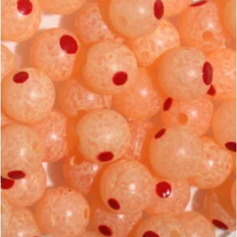 TroutBeads BloodDotEggs – 8mm|8mm|6mm|Blood Dot|Fluor Orange|Peach Roe|Orange Pearl|Hot Cherry Roe|Natural Roe|Orange Clear|Caramel Roe|Glow Roe|Montana Roe|Apricot Pearl|Cheese Pearl|Blush Roe|Peachy King Roe|Salmon Pearl|Tangerine|Dirty Roe|Mango Egg|Eg