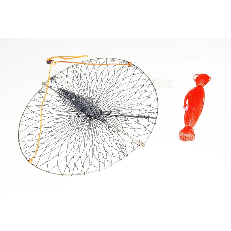 KUFA Casting Crab Trap – Stainless Steel w/ Rope