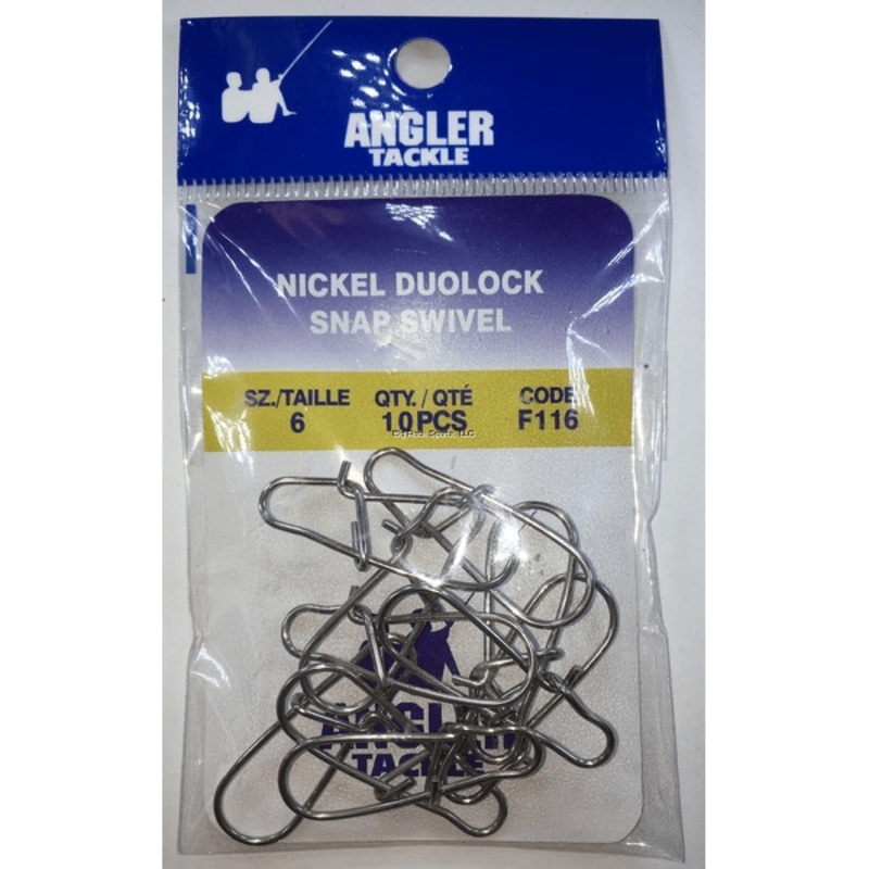 Angler F116 Duo Lock Snap||4 (10 pk)||5 (10 pk)||6 (10 pk)