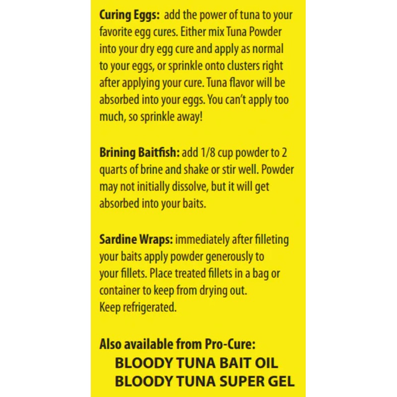 Pro Cure Bait Powder 8 Oz. Shaker