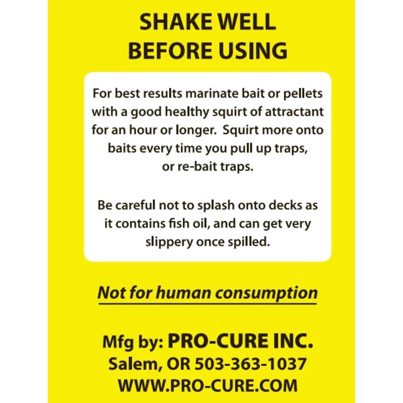 Pro Cure Crab and Shrimp Attractant 16 oz