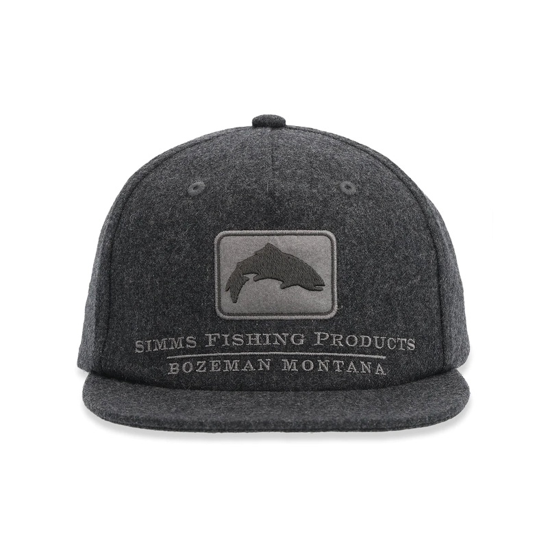 Simms Wool Trout Icon Cap|Graphite