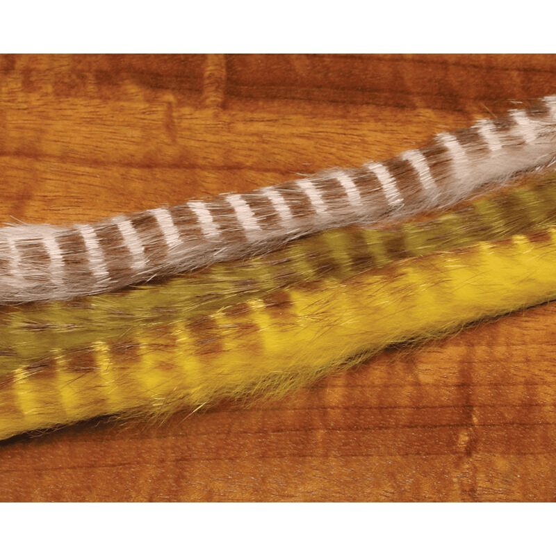 Hareline Brown Barred Rabbit Strips