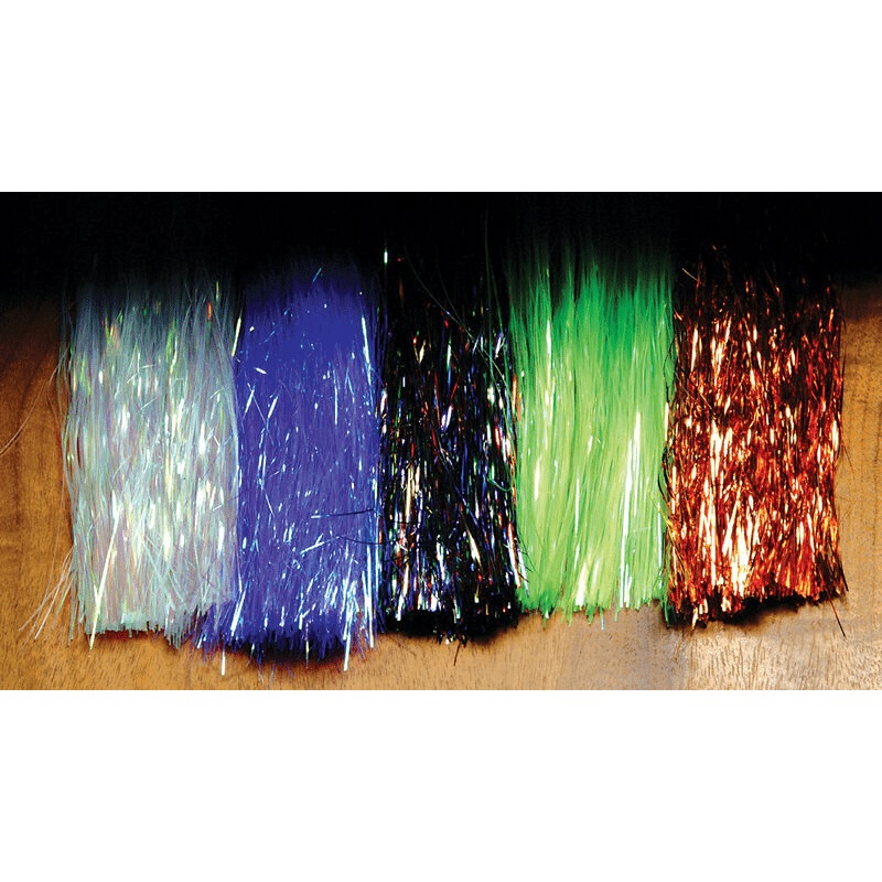 Hedron Dyed-Pearl Flashabou||6960 Black||6962 Chartreuse||6963 Light Blue||6964 Dark Blue||6965 Pink||6966 Purple||6967 Orange||6969 Olive||6971 Yellow||6972 Peacock