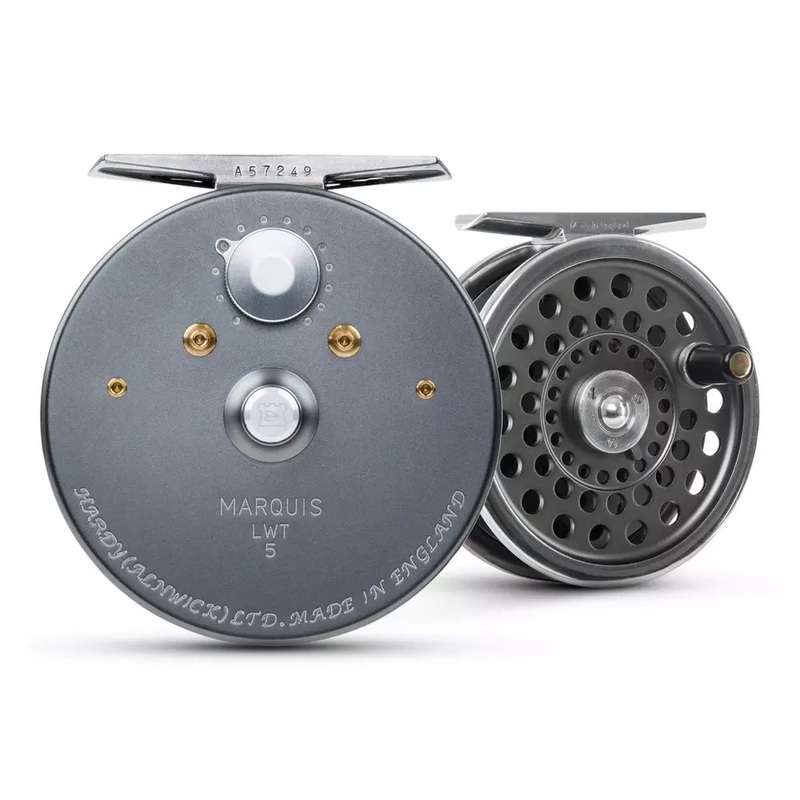 Hardy Marquis LWT Fly Reel|2/3 – WF3+22 (20lb Dacron)|4 – WF4+30 (20lb Dacron)|5 – WF5+40 (20lb Dacron)|6 – WF6+45 (30lb Dacron)|7 – WF7+67 (30lb Dacron)|Salmon No 1 – WF10+170 (30lb Dacron)|Salmon No 2 – WF11+280 (30lb Dacron)|Salmon No 3 – WF12+400 (30l