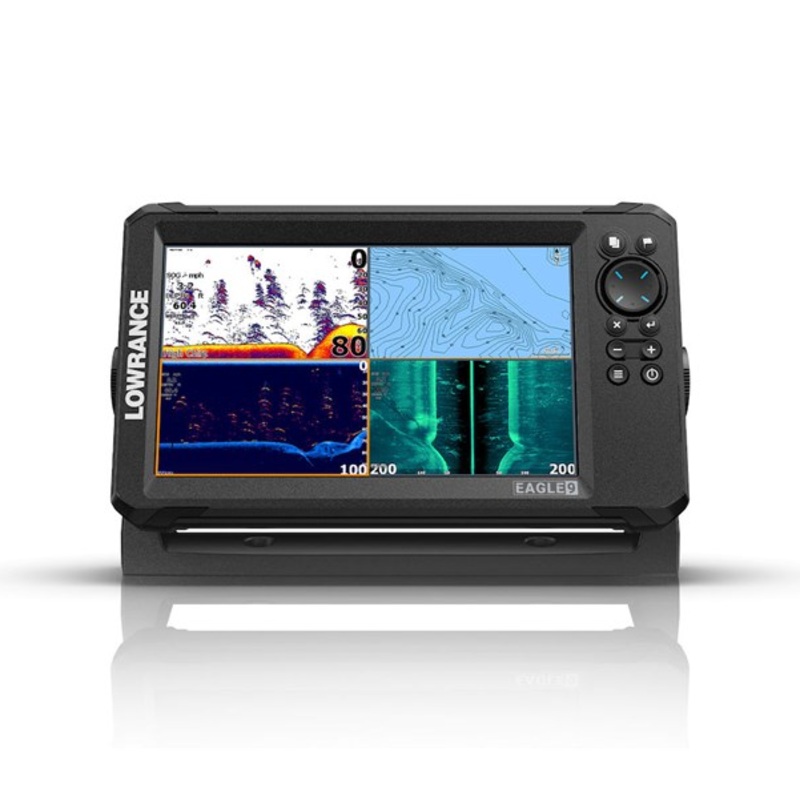 Lowrance Eagle-9 TripleShot C-MAP: 9 IPS screen, TripleShot HD transducer, C-MAP Discover microSD card charts (US and Can.)