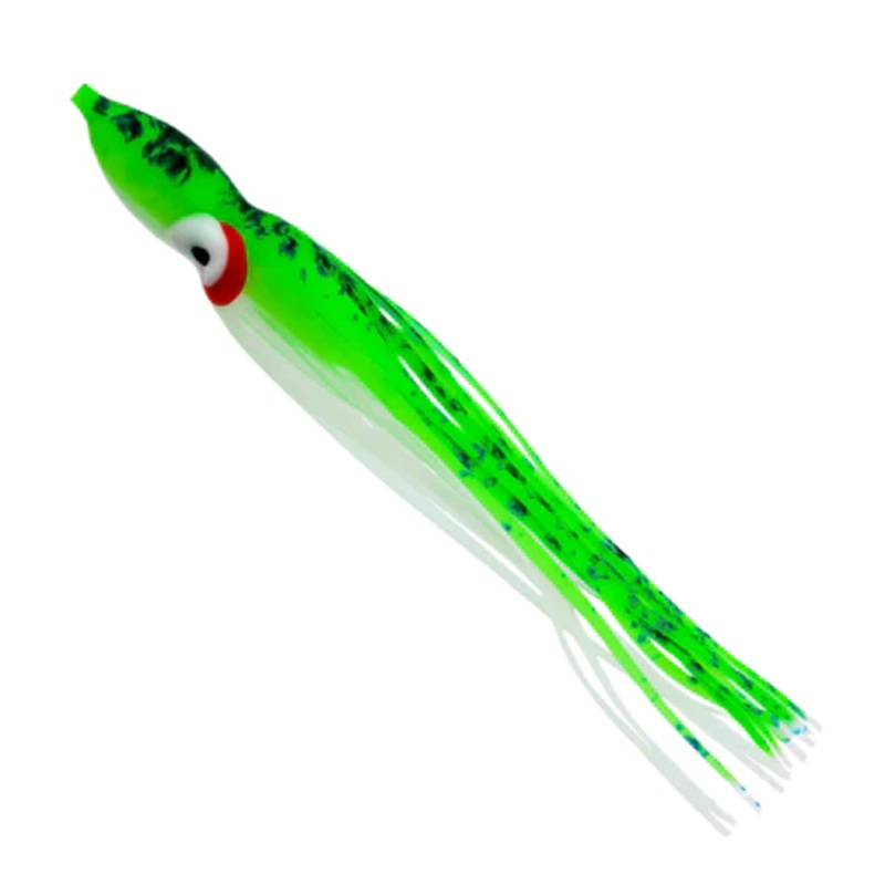 Delta 4.5 Squid|Nuclear Reaction|Blue Glo Spatter Back|Glo Green Blk Spatterr Bck|UV / Pearl|5-pk