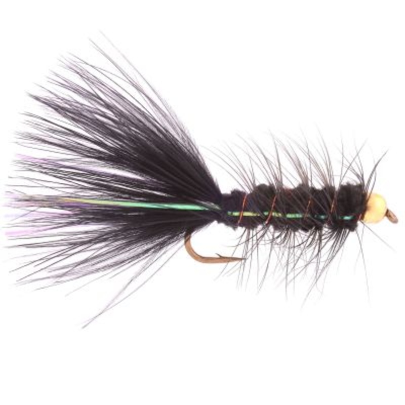 Gold Bead Flash A Bugger||8|Black|Olive