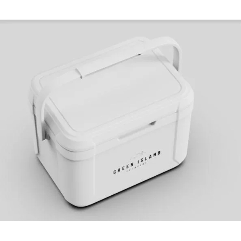 Green Island 5 Quart Hard Cooler – White
