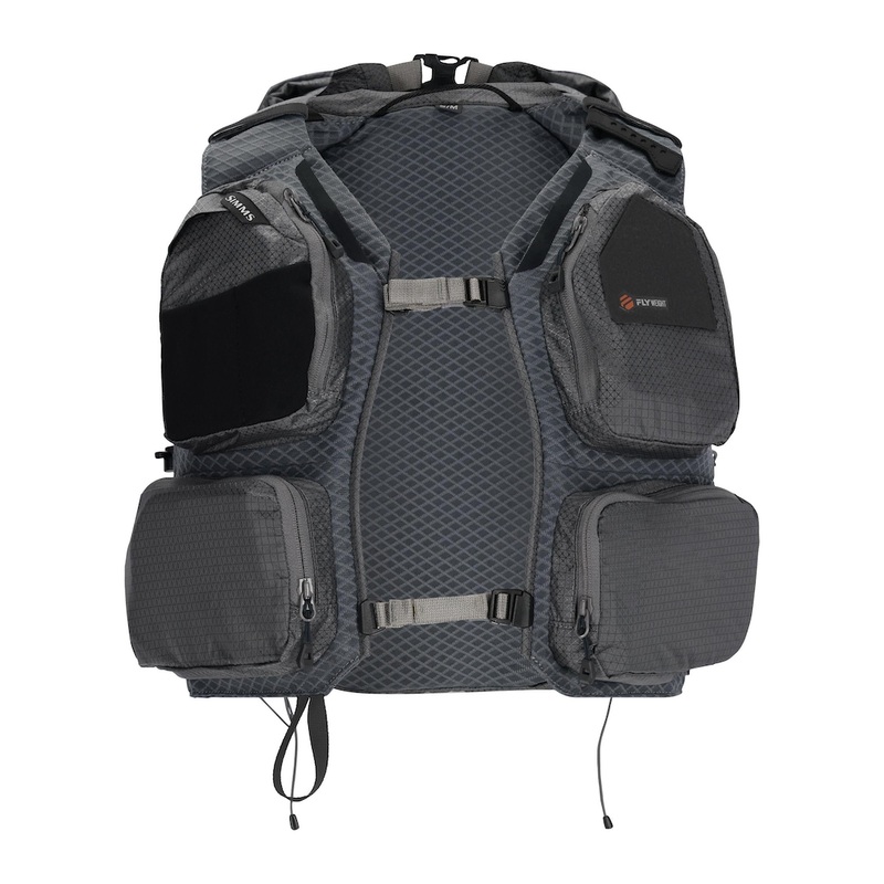 Simms Flyweight Vest Pack|S / M|L / XL|Smoke