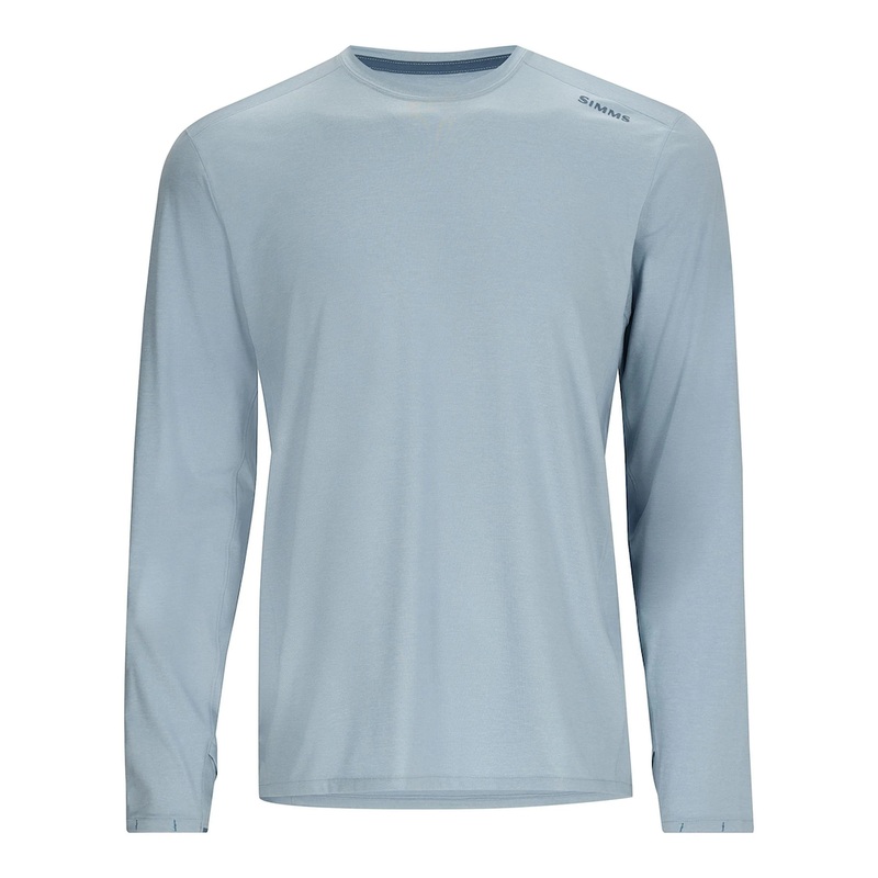 Simms Solarflex LS Crewneck|S|M|L|XL|XXL|Sterling / Cinder|Field Heather|Steel Blue Heather