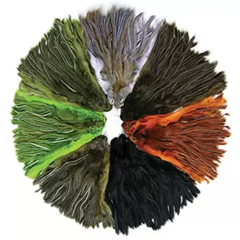Wapsi Pine Squirrel Zonker|089 Olive|015 Crawdad Orange|100 Black|221 Natural|058 Claret|047 Brown|141 Sculpin Olive|060 Lt Olive|Micro