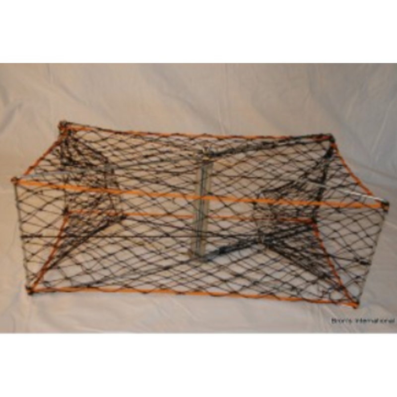 Bron’s CT005 Electro Plated Steel Folding Crab Trap