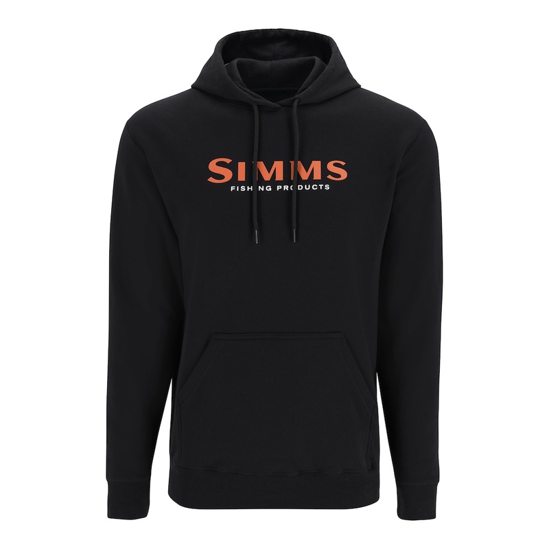 Simms Unisex Logo Hoody|XS|S|M|L|XL|XXL|Black|White|Military Heather