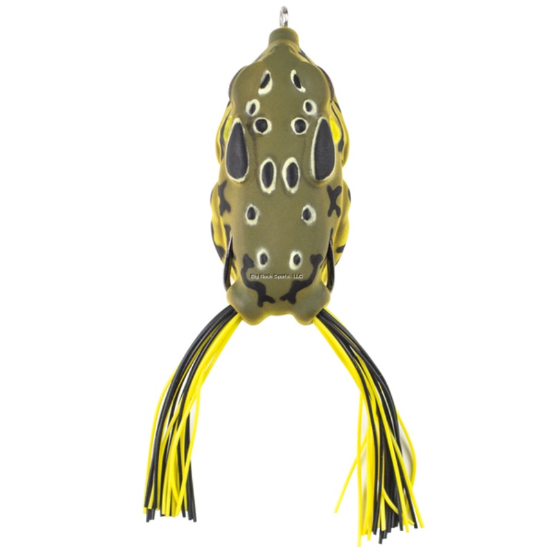 Lunkerhunt CPTF Compact Frog|2in (1/2 oz)|2 1/4 in (1/2 oz)||01 Green Tea||02 Leopard||04 Cane||05 Toad||06 Blue Gill