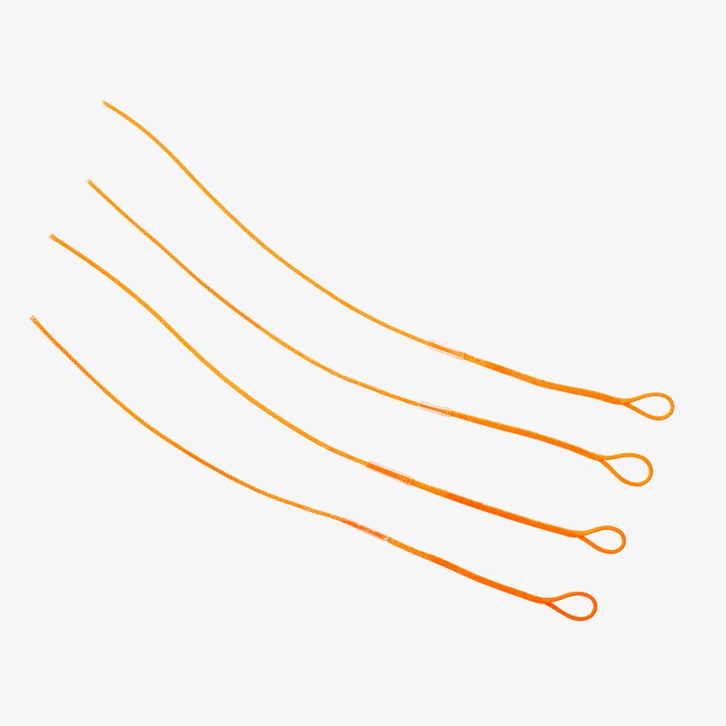 Rio Braided Loops|Regular|Large|Extra Large|White|Orange