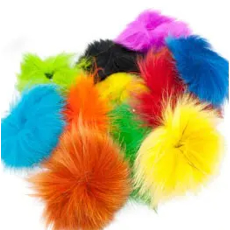 Skeena River Arctic Fox Tail|Black|Bulkley Blue|Chartreuse Green|Fluorescent Pink|Golden Olive|Highlander Green|King Fisher Blue|Orange|Red|Royal Blue|Shell Pink|Skeena Purple|White