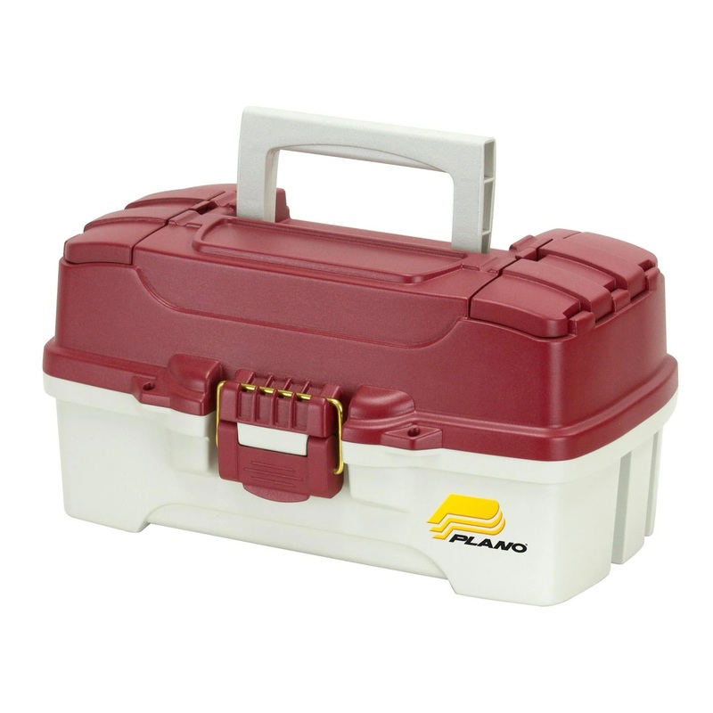 Plano One-Tray Tackle Box|Maroon / Sandstone
