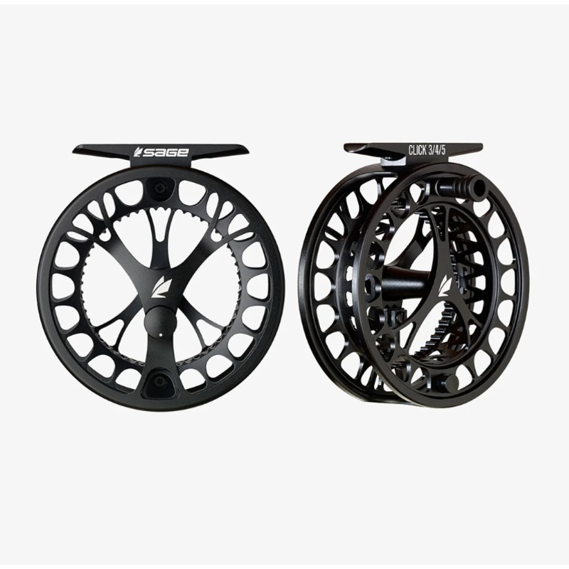 Sage Click Reel|0/1/2 0-2 wt|3/4/5 3-5wt|4/5/6 4-6 wt|Bronze|Champagne|Flint|Stealth