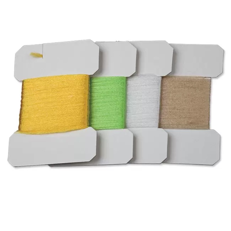 Wapsi Antron Yarn|Cream|Fluor Orange|Medium Olive|Tan|White|Medium Brown|Fluor Bright White