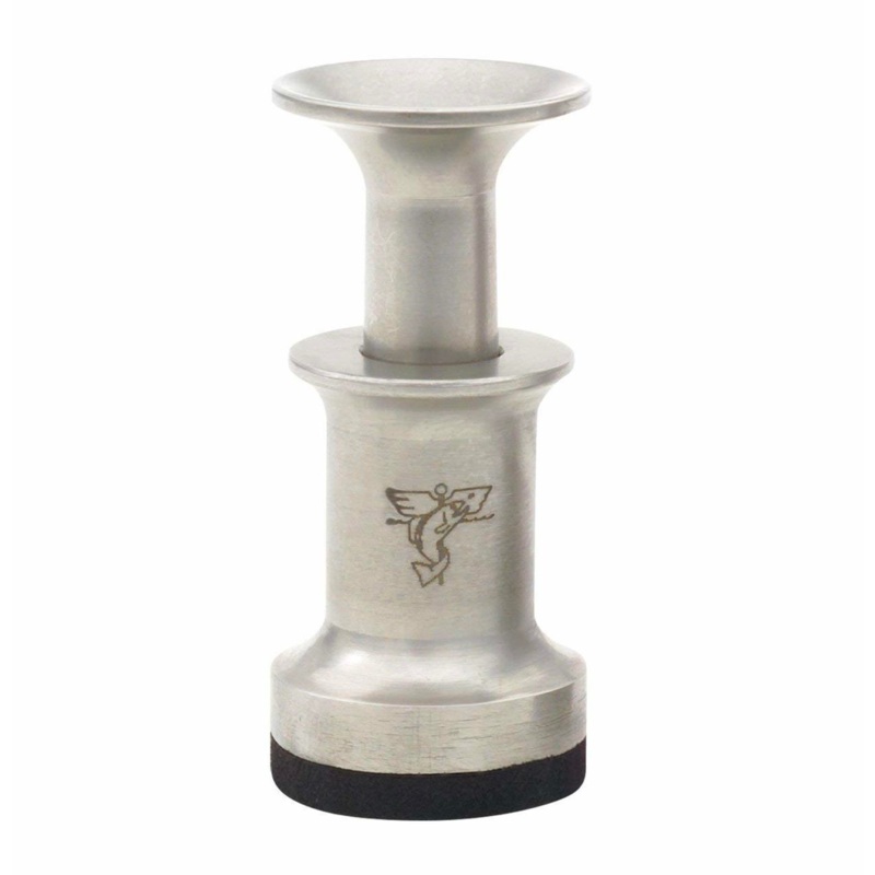 Dr. Slick Hair Stacker|Large, 2-3/4″, Gold, w/Padded Base, Brass (HSL)|Large, 2-3/4″, Matte Satin, w/Padded Base, Aluminum|Medium, 2″, Matte Satin, w/Padded Base, Aluminum|Small, 1-3/4″, Gold, w/Padded Base, Brass|Small, 1-3/4″, Matte Satin, w/Padded Base