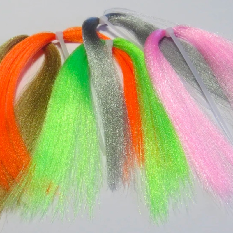 Fluoro Fiber|Chartreuse|Electric Yellow|Hot Orange|Hot Pink|Light Pink|Olive|Red|Sea Blue|Shrimp|Tan|White|Black|Fluoro Green|Pink|Lemon