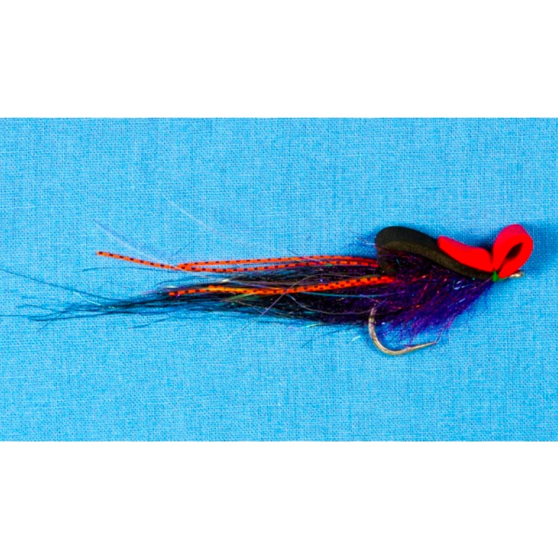 EP Top Water Fly|White/Chartreuse|Black/Purple||2/0