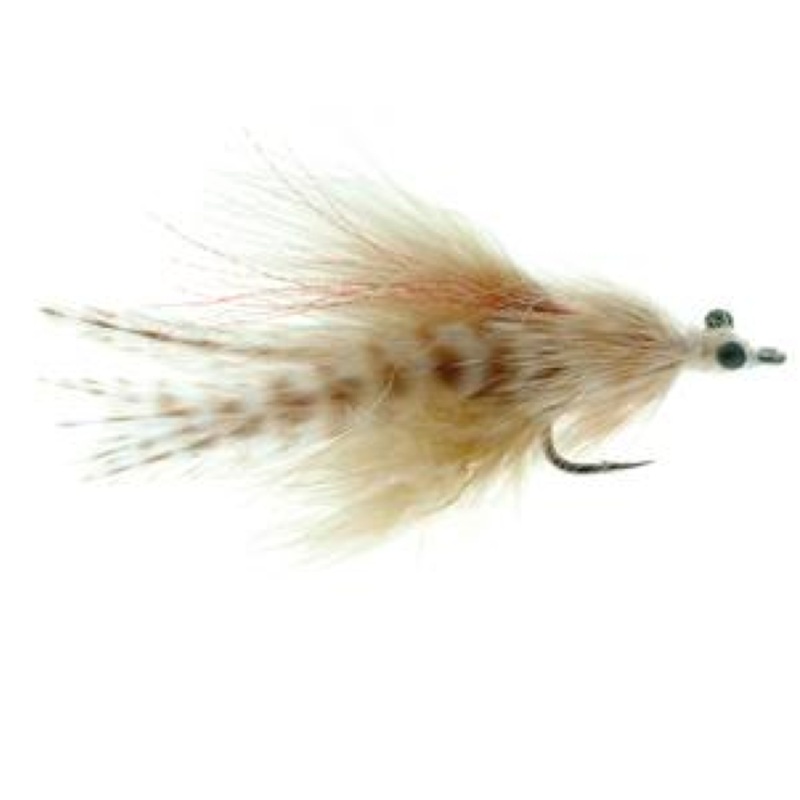 Umpqua Laid-Up Tarpon Fly|Tan|Chartreuse|Small