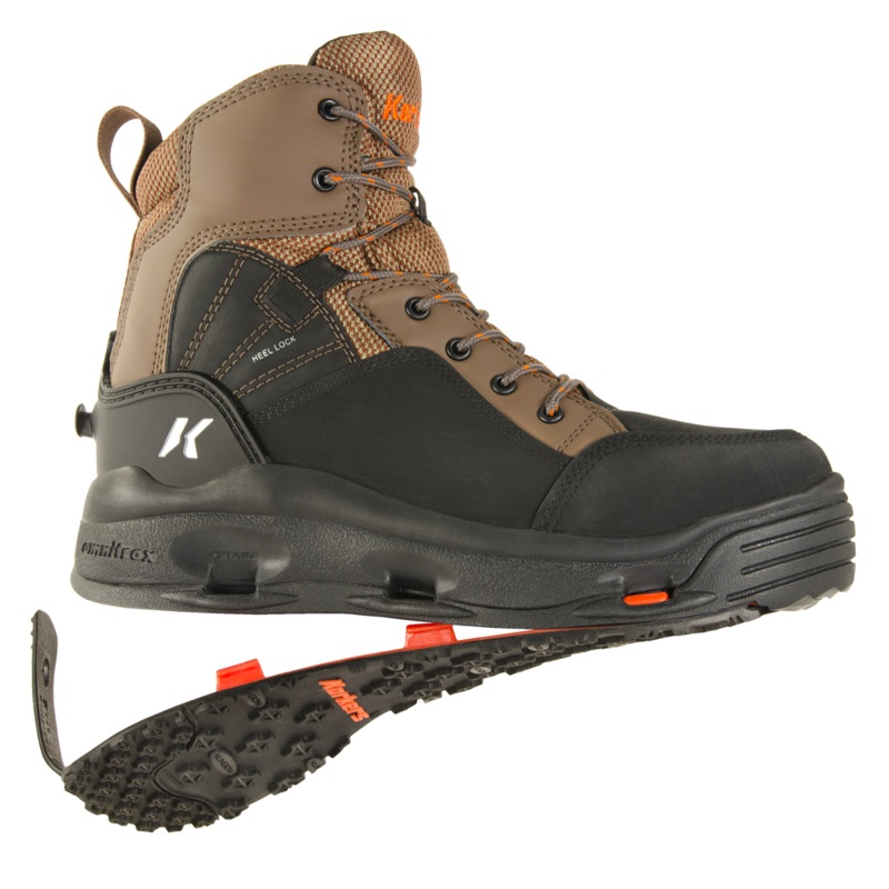 Korkers Buckskin Wading Boot – Felt & Kling-On