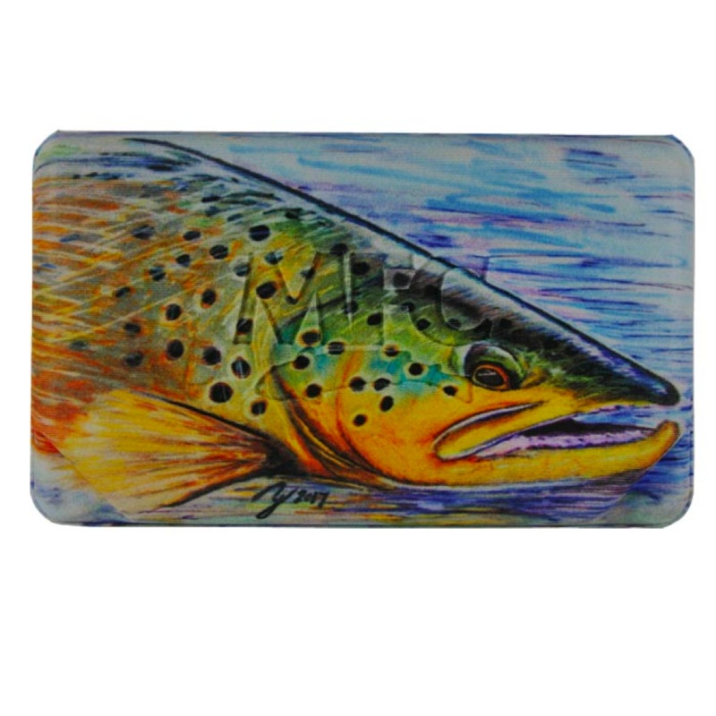 MFC Midge Flyweight Fly Box|Hallock’s Brown Trout|Udesen’s Keep ‘Em Wet