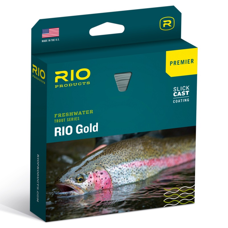 Rio Premier Gold Fly Line|WF2F|WF3F|WF4F|WF5F|WF6F|WF7F|WF8F|WF9F|Moss/Gold