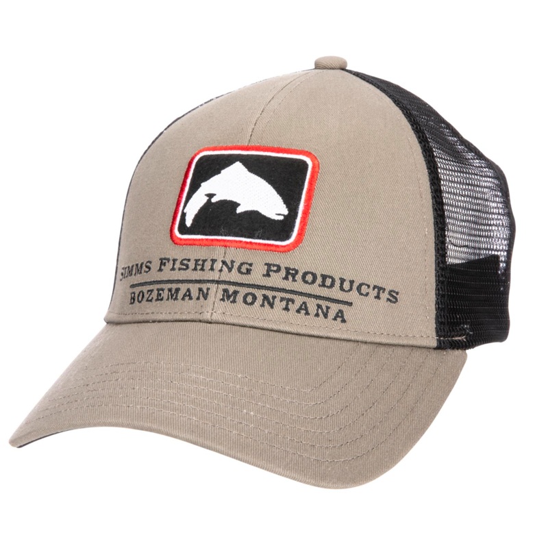 Simms Trout Icon Trucker Cap|Smokey Olive|Carbon|Kona|Cinder