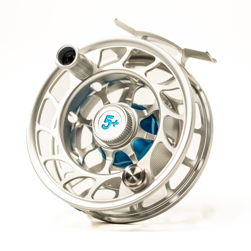 Hatch Iconic Fly Reel|Large Arbor|Mid Arbor|Black/Silver|Clear/Blue|Clear/Red|Grey/Black|3+|4+|5+|7+|9+|11+