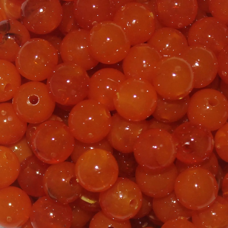 Troutbeads|6mm|8mm|10mm|Caramel Roe|Cheese|Pink|Tangerine|Chartreuse|Pink Glow|Montana Roe|Chartreuse Pearl Blood Dot|Mottled Dark Peach|Egg Yolk|Sky Blue Peal|Mottled Sun Orange|Peach Roe