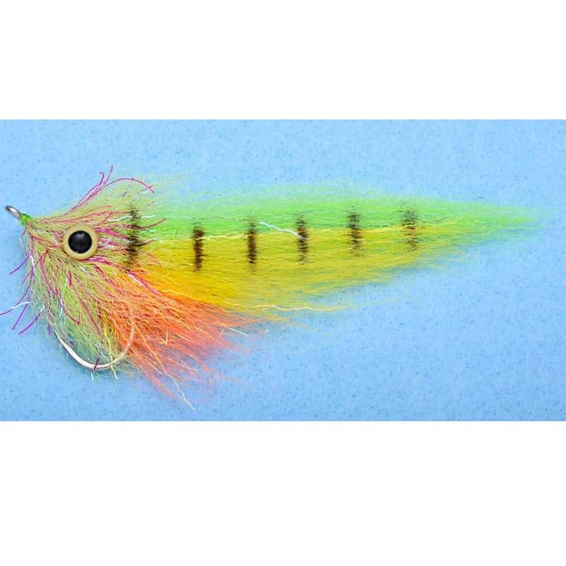 EP Amazon Special Fly||4/0|Black/Orange/Yellow with Rattle|Chartreuse/Orange/Yellow|Olive/Orange/Yellow|Black/Orange/Yellow|Greenn Chartreuse/ Orange / Yellow
