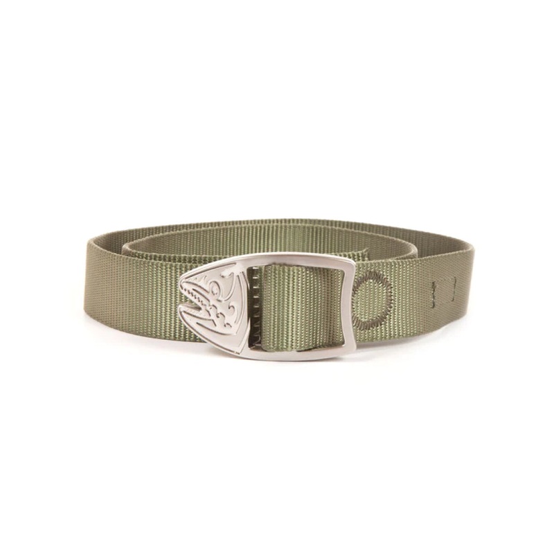 Fishpond Trucha Webbing Belt|Sage Green|Burnt Orange|Tidal Blue