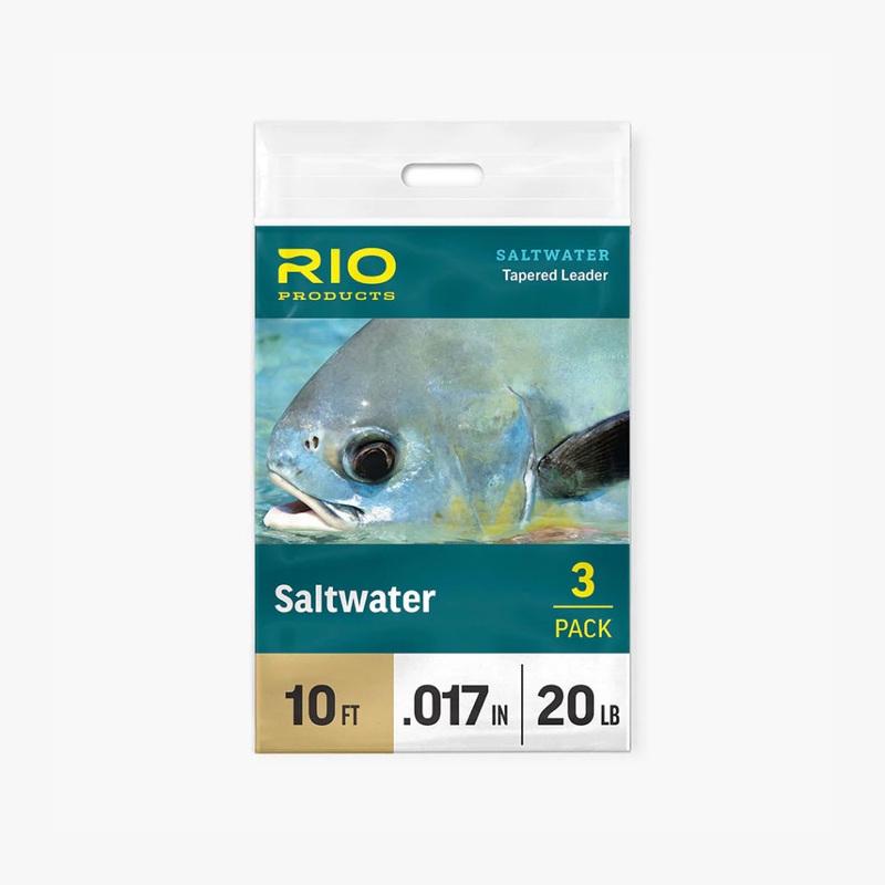 Rio Saltwater Leader – 3 Pack|10′ 12lb|10′ 16lb|10′ 20lb